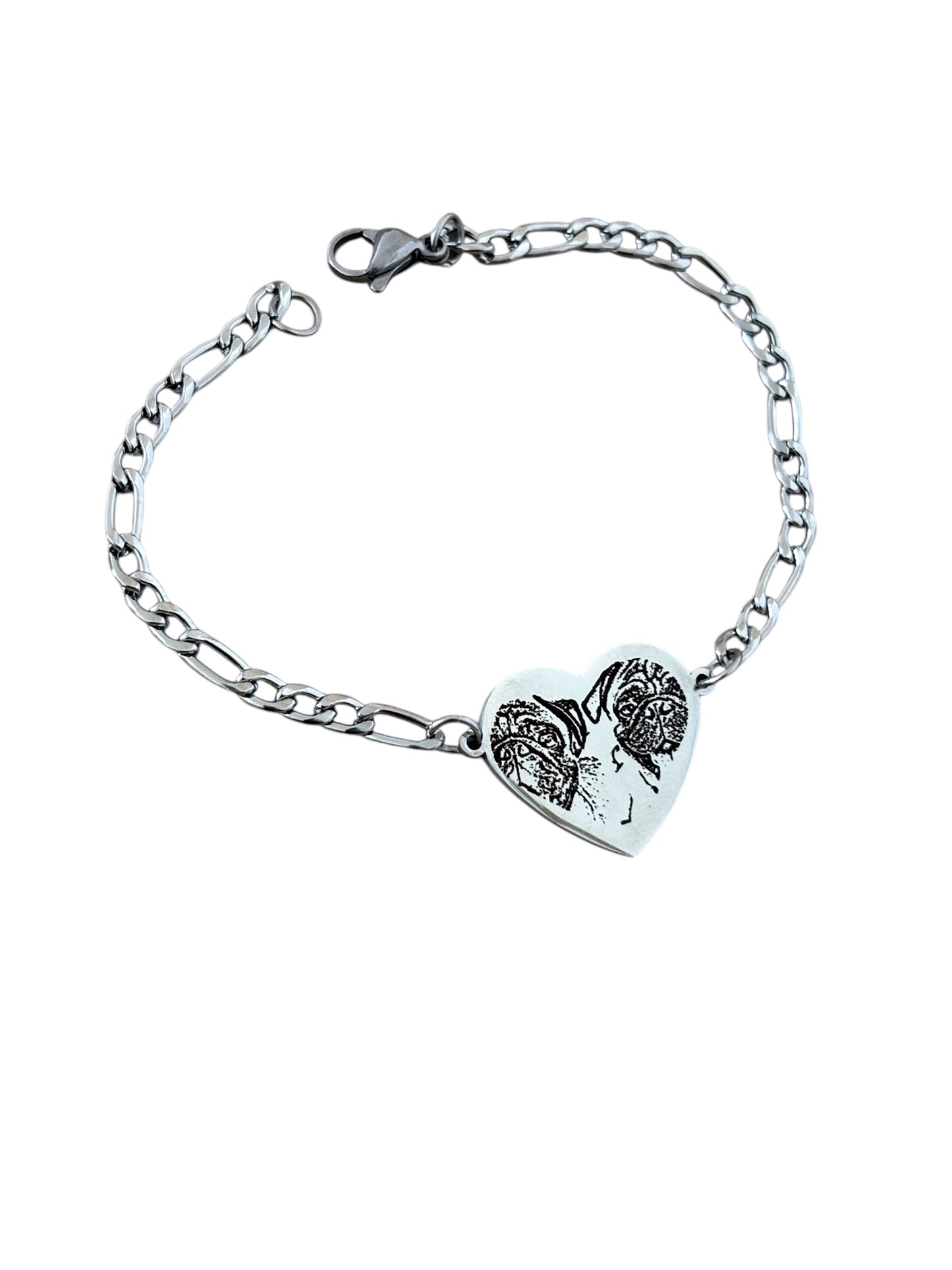 PULSERA CORAZÓN RETRATO