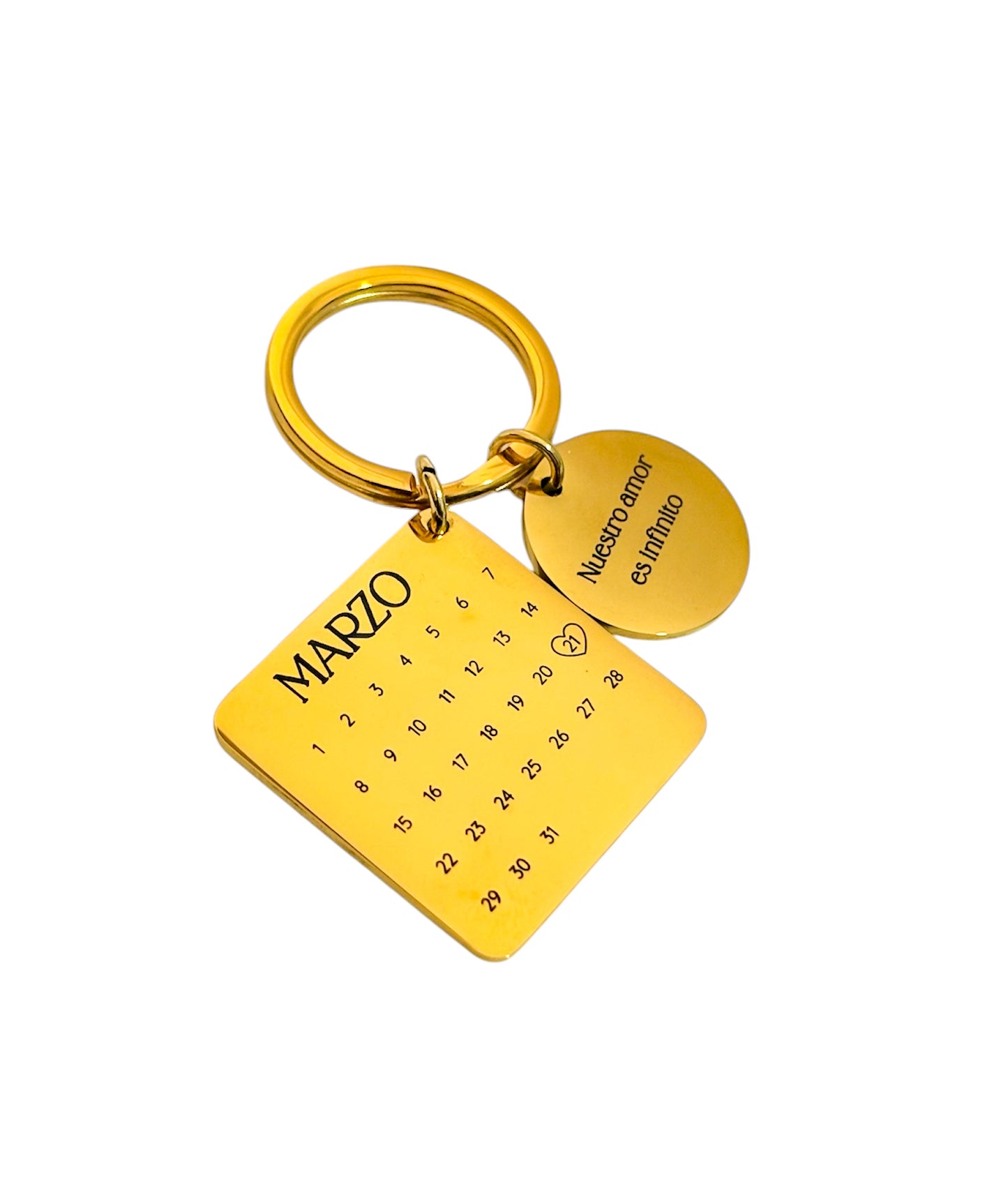 LLAVERO PERSONALIZADO CALENDARIO