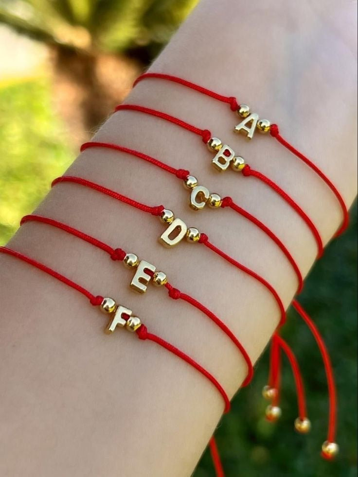 Pulseras Letra