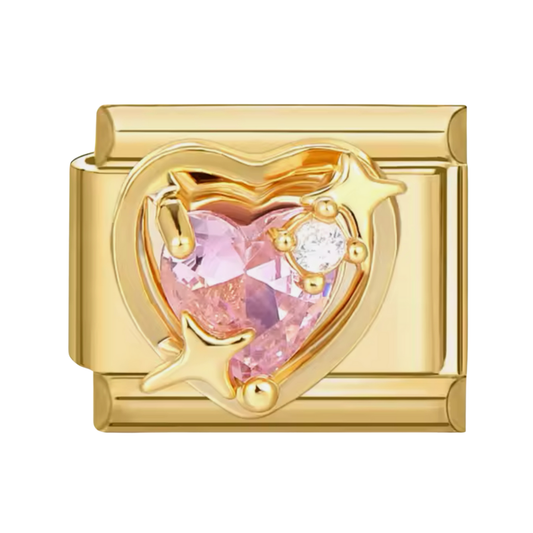Charm Corazón Rosa