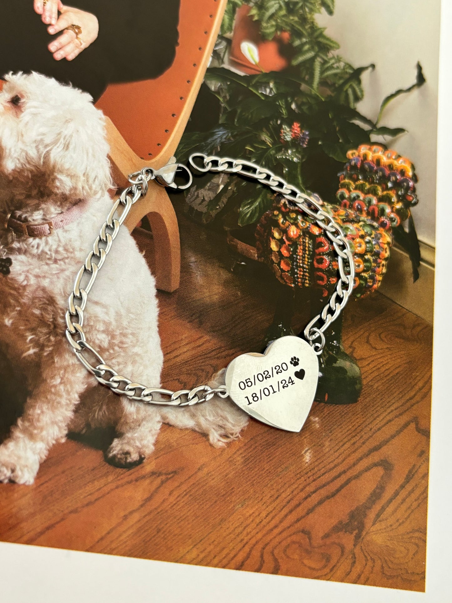 Pulsera personalizada fotograbado