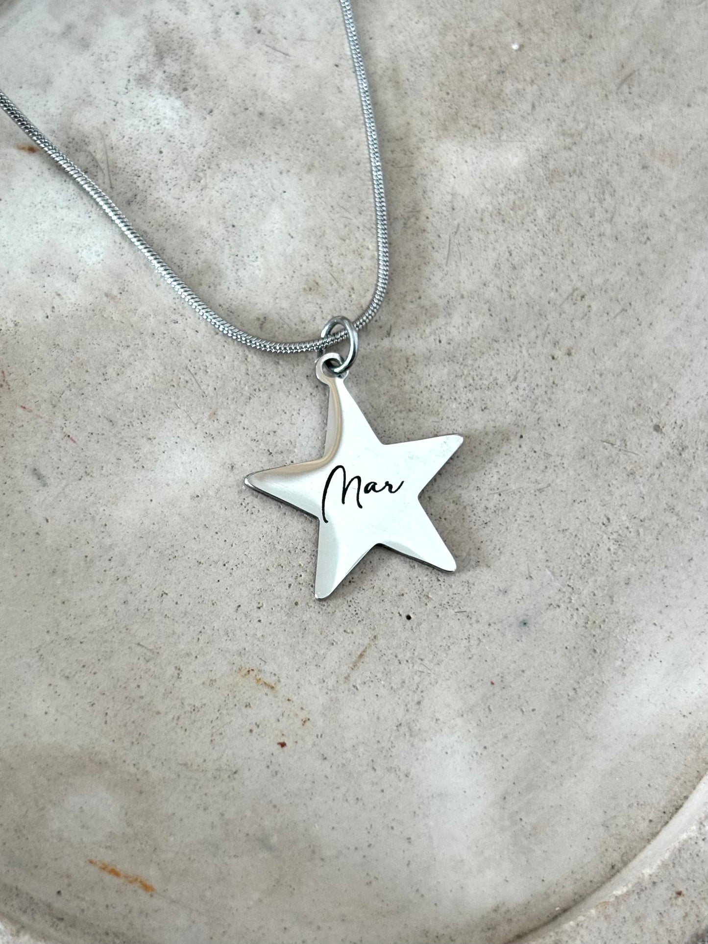 COLLAR ESTRELLA PERSONALIZADA