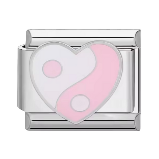 Charm Corazón Yin Yang